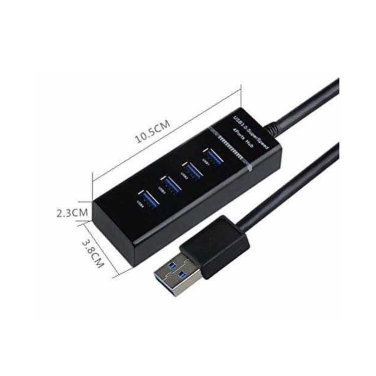 Hub USB 4 Cổng Bamba 1.2M chính hãng Và Hub USB 4 Cổng 3.0 30cm