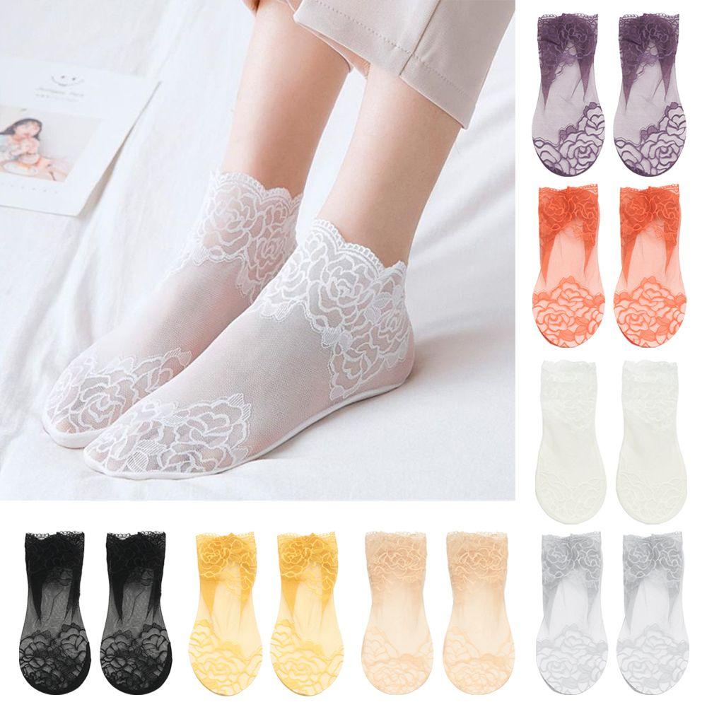 Đôi Vớ Ren MỏNg ChốNg TrượT ThờI Trang Cho Nữ