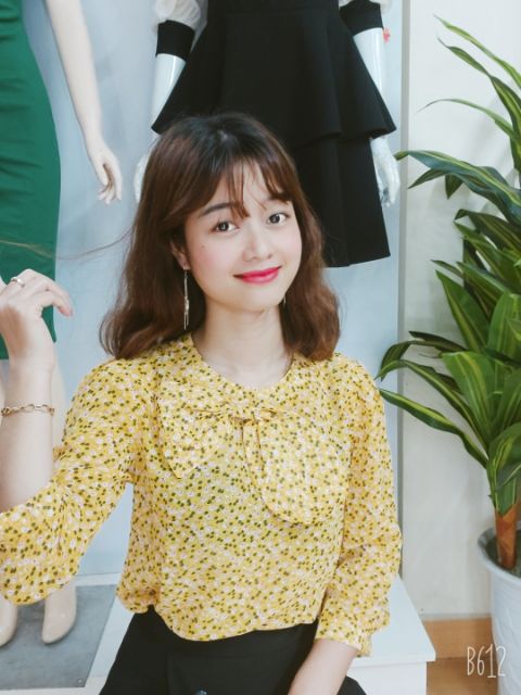 Sơ mi hoa nhí công sở A400.125 | BigBuy360 - bigbuy360.vn