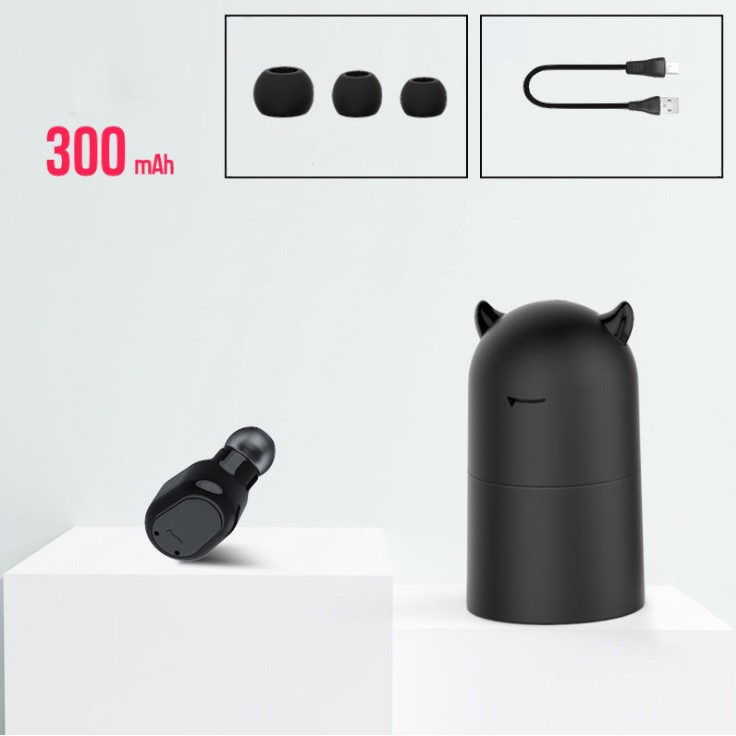 [Mã ELFLASH5 giảm 20K đơn 50K] Tai nghe Bluetooth Angel Demon mini L131 tặng dock sạc loại 1 tai