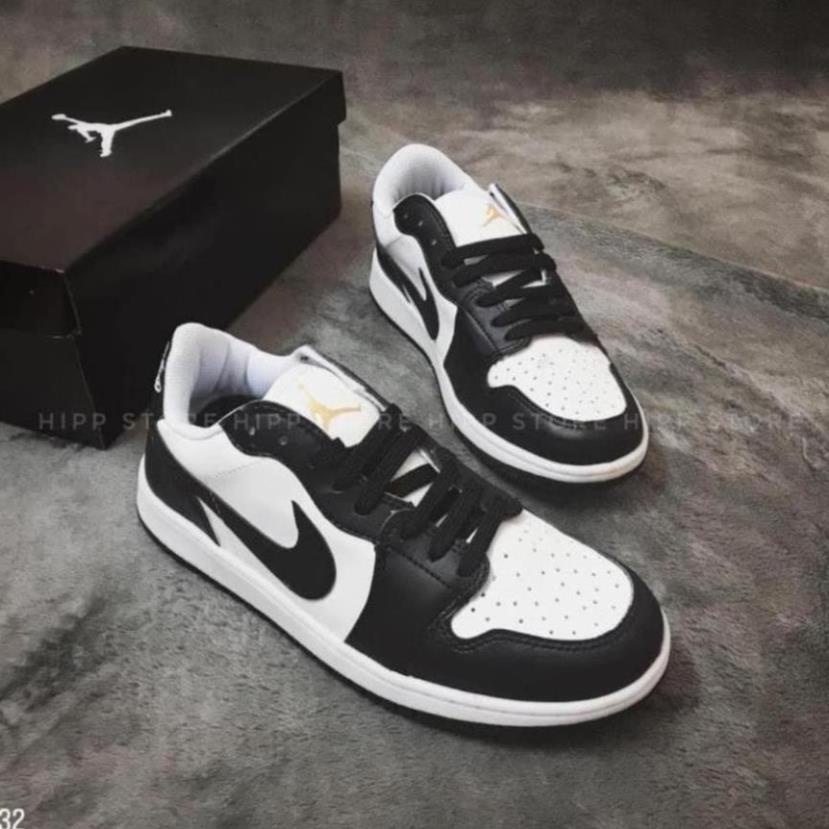 Giày JORDAN 1 low black white, giày sneaker  jodan jd 1 đen trắng thấp cổ , giày thể thao hot trend bản đẹp