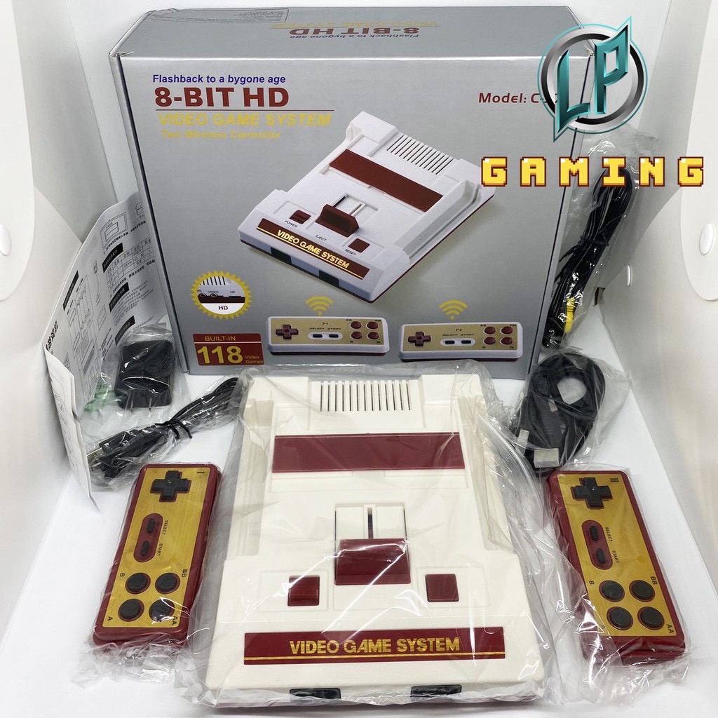 ️❎Tặng Bămg Game 620 Trò️❎ Máy Chơi Game 4 Nút Thời Xưa 8X, 9X Model C37 kết nối HDMI, AV Tay Cầm Điều Khiển Không Dây