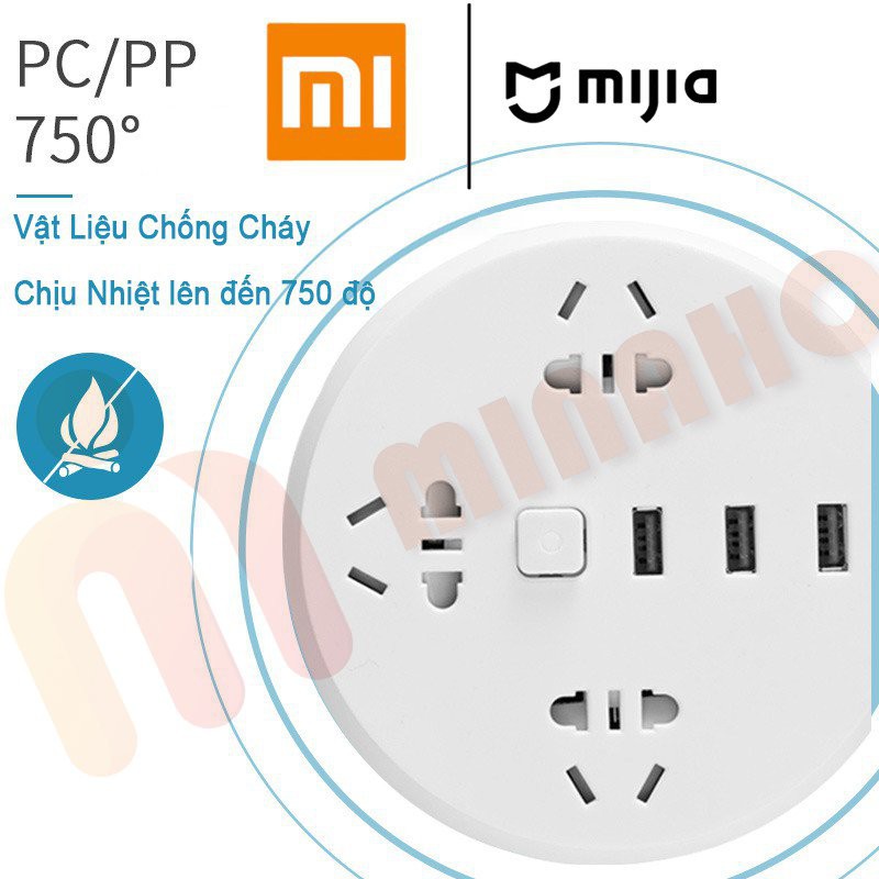 Ổ Cắm Điện Đa Năng Có Cổng USB Minaho - Dây điện dài 1,5m