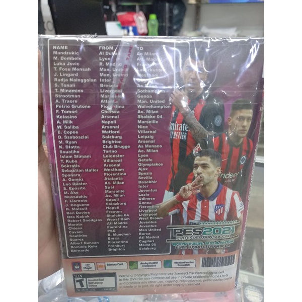 Ốp Điện Thoại PS2 PES 2022 DVD PS2