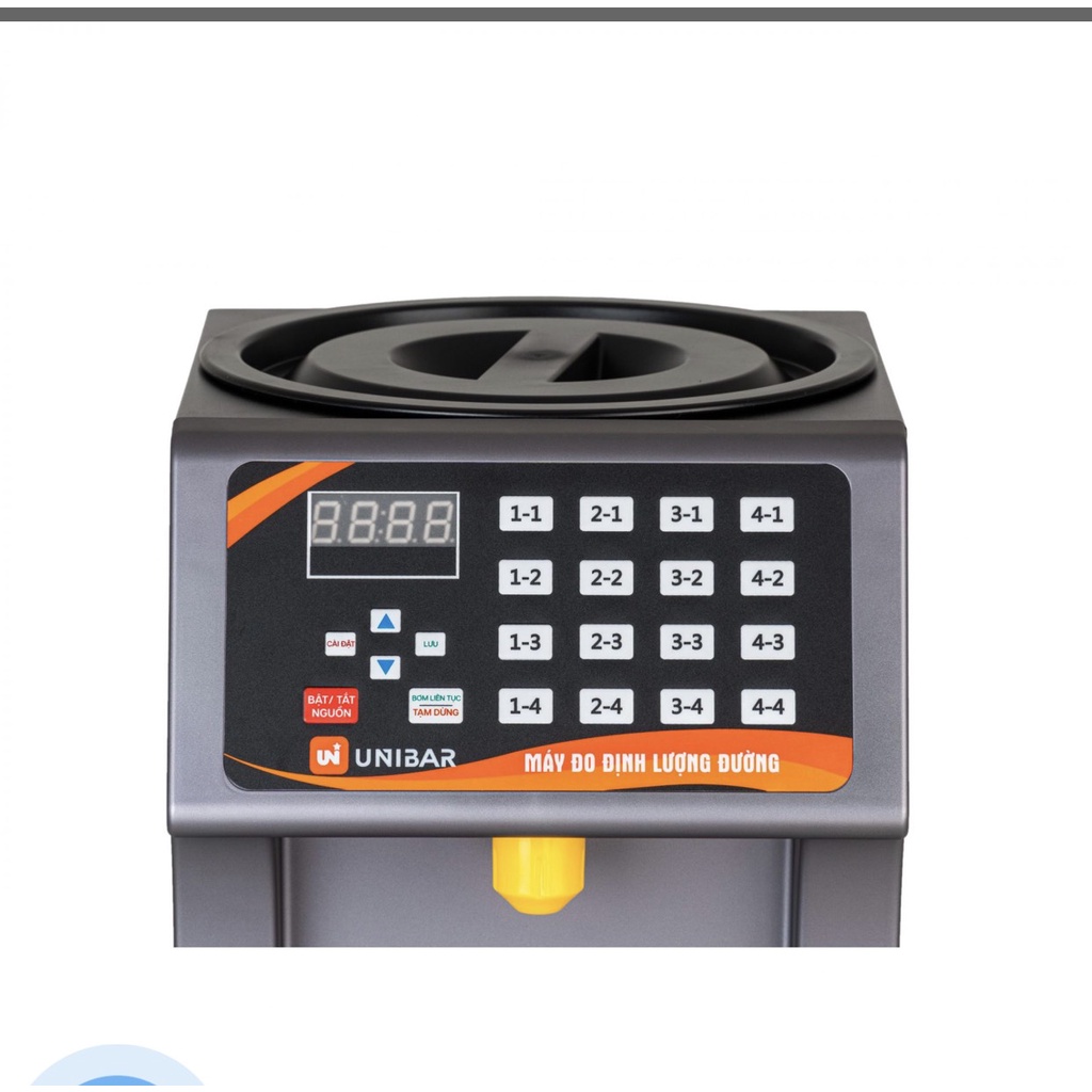 Máy định lượng đường Unibar phiên bản tiếng việt