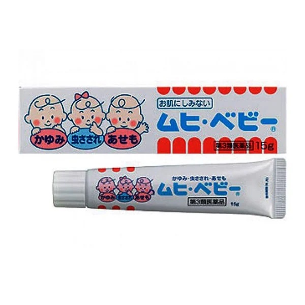 Kem bôi chống muỗi, côn trùng Muhi cho bé từ 1 tháng tuổi tuýp 15g - chuyên sỉ hàng nội địa Nhật