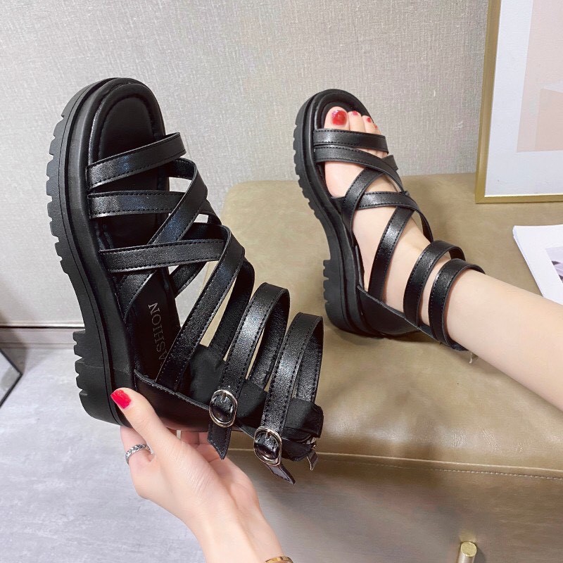 ( 2 MÀU ) Sandal Nữ Chiến Binh Kiểu Dáng Fashion Mới Cực Phong Cách Hot Trend Mới Nhất