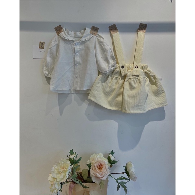 Set áo + váy yếm em bé Nanci room