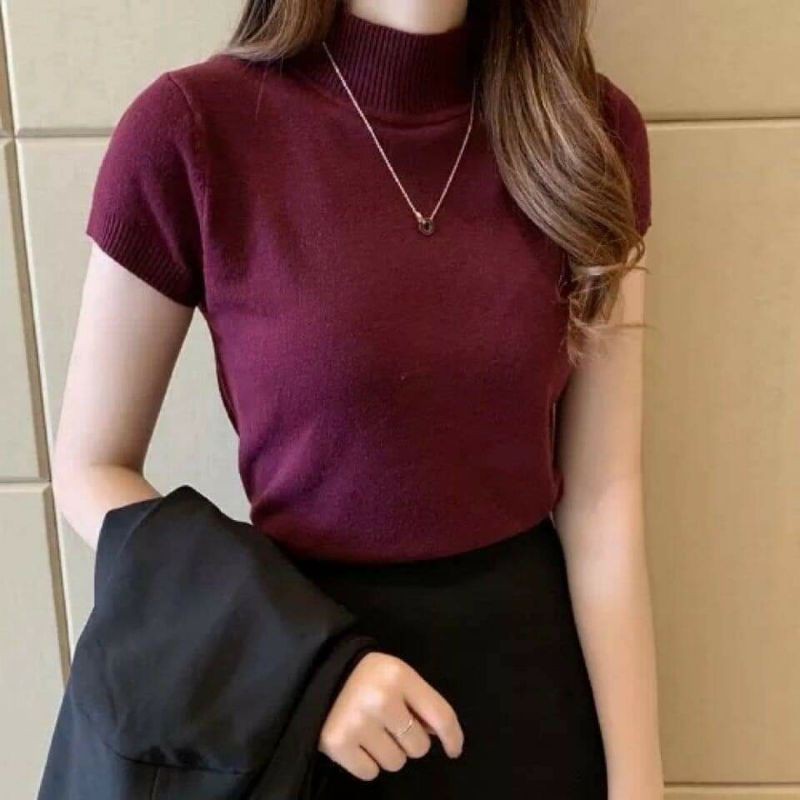 ÁO LEN CỘC TAY CỔ BA PHÂN HÀNG CHẤT LƯỢNG CAO