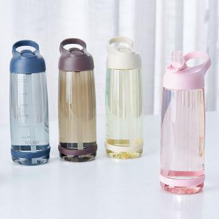 Bình nước nhựa 500ml/850ml/1000ml kèm ống hút