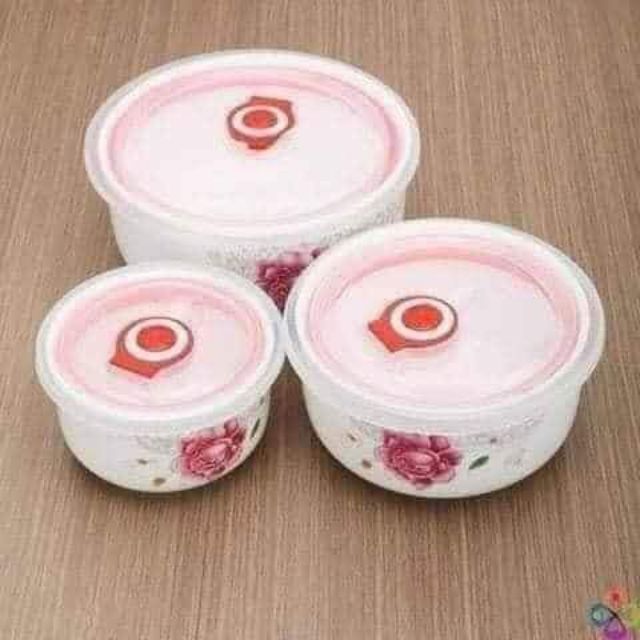 BỘ BÁT SỨ CÓ NẮP HÚT CHÂN KHÔNG