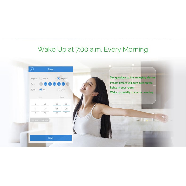 Công tắc cảm ứng đèn Wifi Smart Switch 3 nút WS