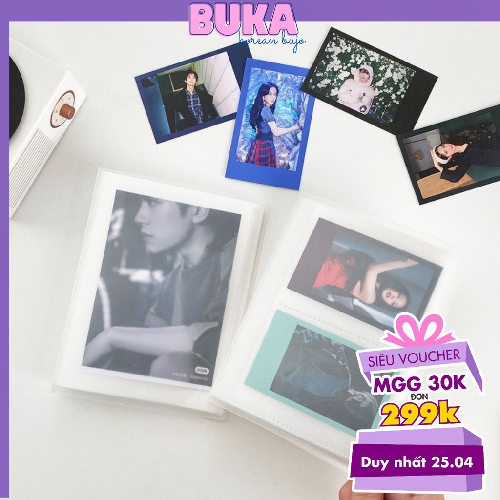 Collect book 20T Buka album ảnh đựng ảnh idol Kpop 3 inch 5 inch 118*153mm SML