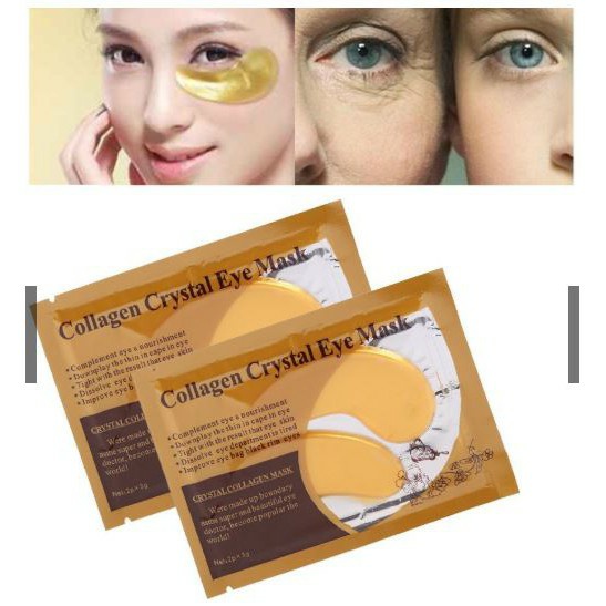 [Combo 2 Cặp] Mặt Nạ Dưỡng Làm Mờ Quầng Thâm Mắt Collagen Crystal Eyes -naturequeenhcm