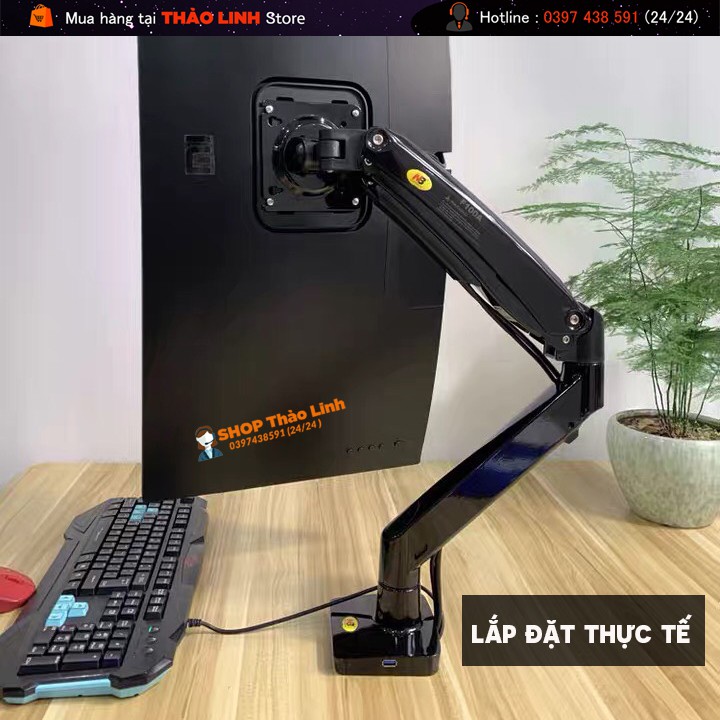 Giá Treo Màn Hình NB-F100A Treo Màn 22 - 35 Inch - Tải Trọng 12Kg / Phiên Bản Mới 2021