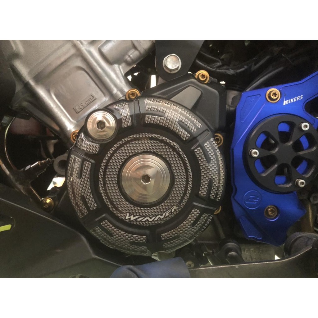 Bộ tem dán lốc máy Carbon cho xe Winner 150 Greennetworks