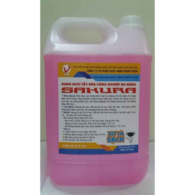 Dung dịch tẩy rửa sakura