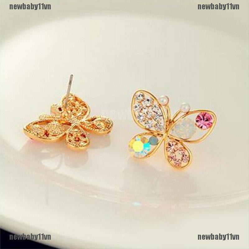 Bông Tai HìNh BướM ĐíNh Đá ThờI Trang