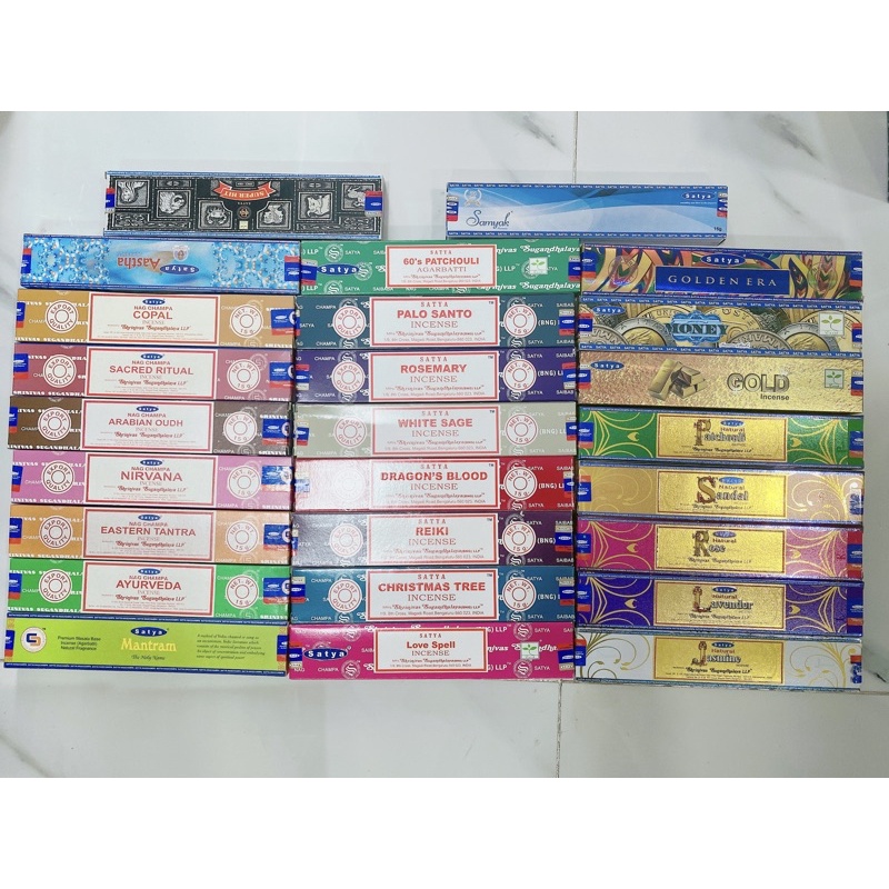 THANH HƯƠNG SATYA Thanh tẩy bản thân, nhà cửa, thư giãn, thu hút tài lộc - THẢO MỘC XÔNG NHÀ