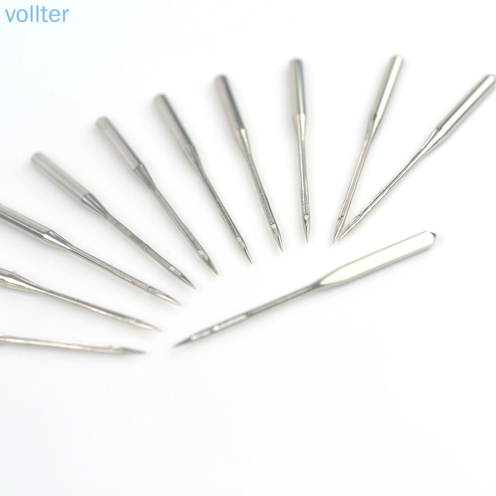 Bộ 10 cái kim khâu gắn máy may cầm tay chạy điện mini bằng thép không gỉ