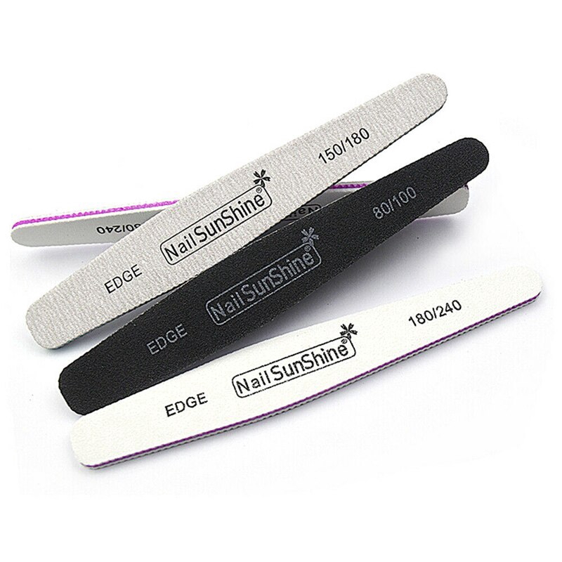 【TGS】Sandpaper Nail File Sanding Buffer Block 100/180 Pedicure Manicure Buffing  Nail Files Buffer set