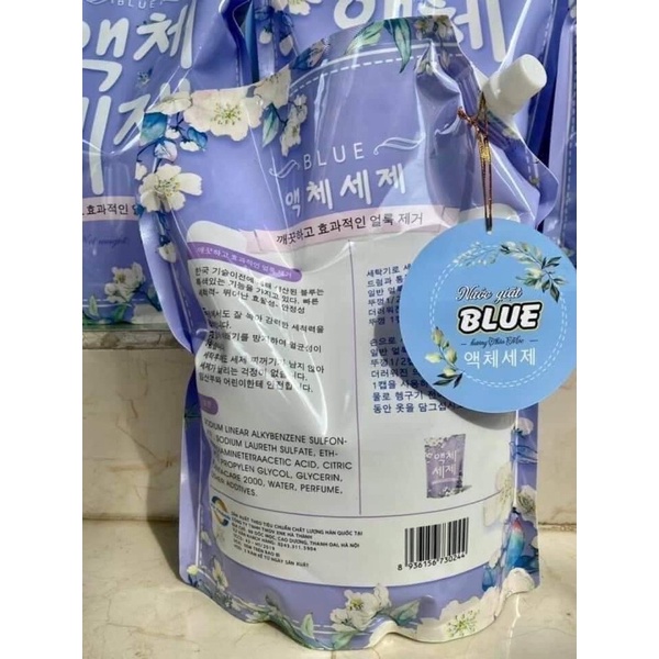 Nước giặt blue túi 2lit