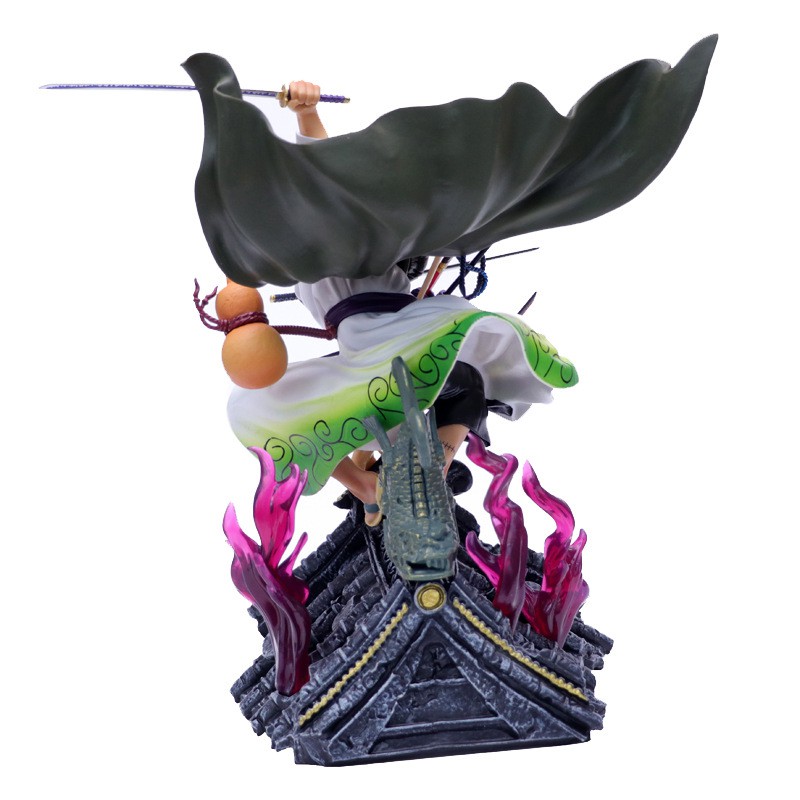 [Có sẵn - 36cm] Mô hình Roronoa Zoro Wano One piece - Mô hình Zoro Mái Nhà (2 đầu rồng thay thế)