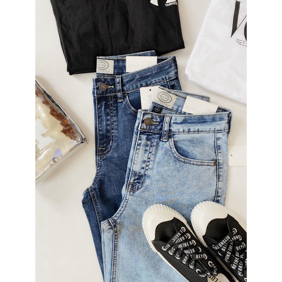 Quấn jeans BSK culottes WashAcid - form nhỏ