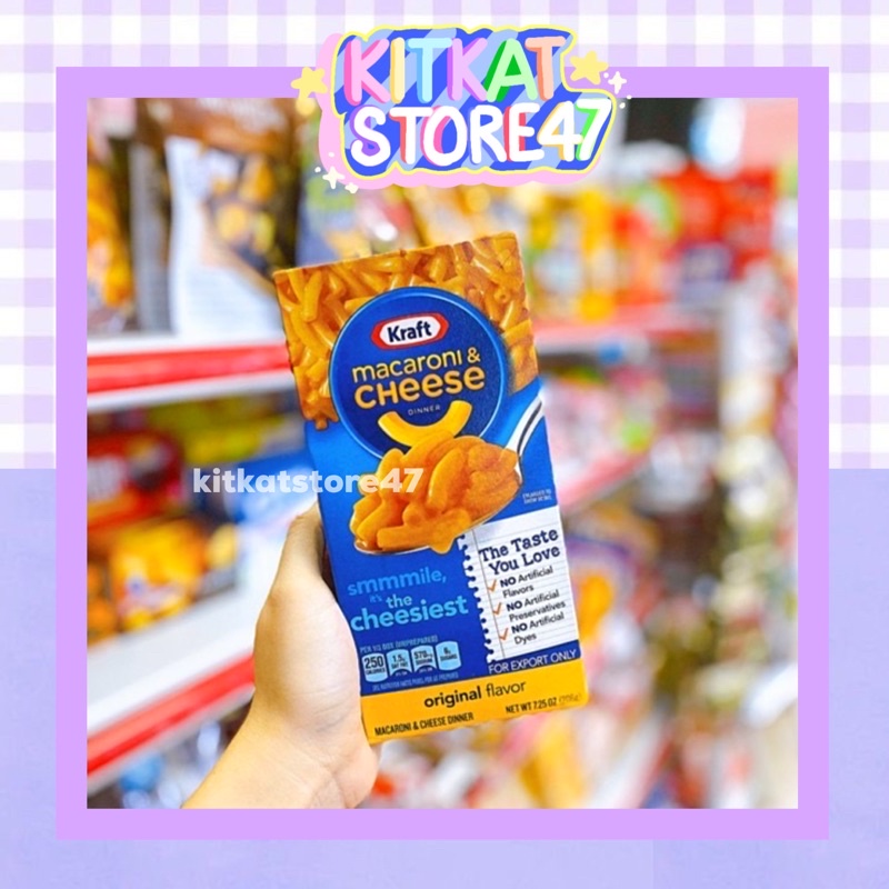 NUI PHÔ MAI MACARONI AND CHEESE KRAFT 206GRAM CỦA MỸ
