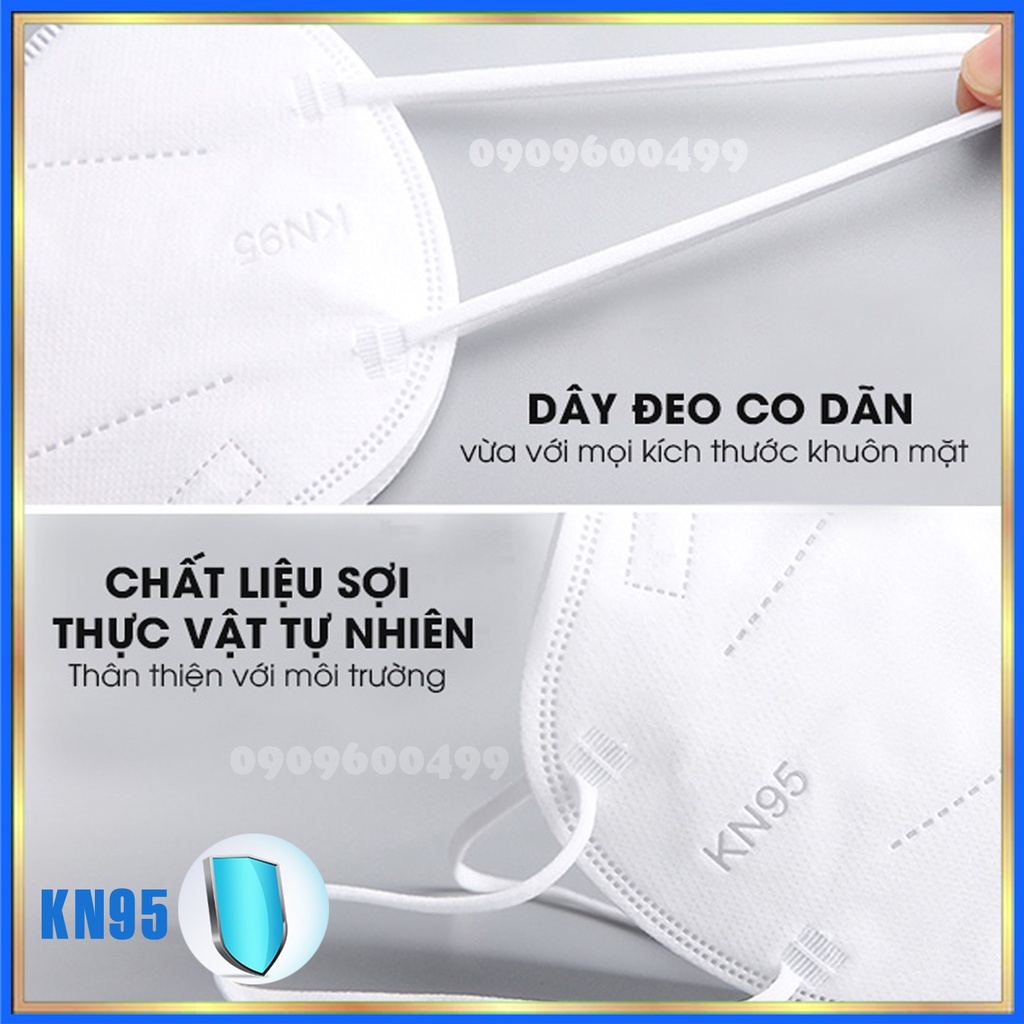 [Hộp 10 chiếc] Khẩu trang N95 - KN95 chính hãng không van 5 lớp cao cấp màu trắng chống bụi bẩn vius gây bệnh DONAFA | WebRaoVat - webraovat.net.vn