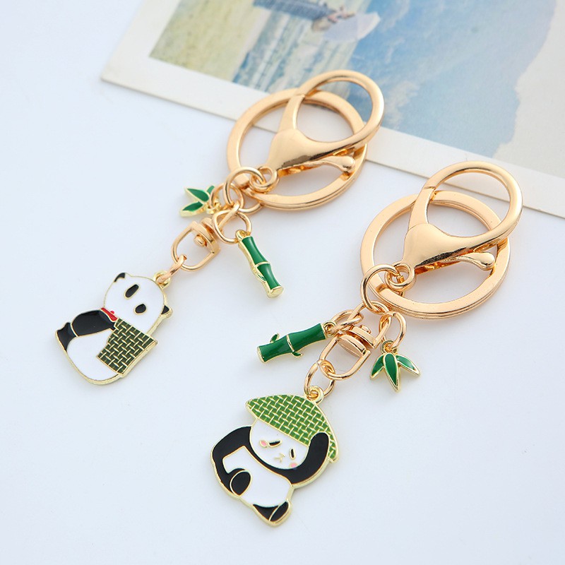 Móc khóa hình gấu trúc dễ thương