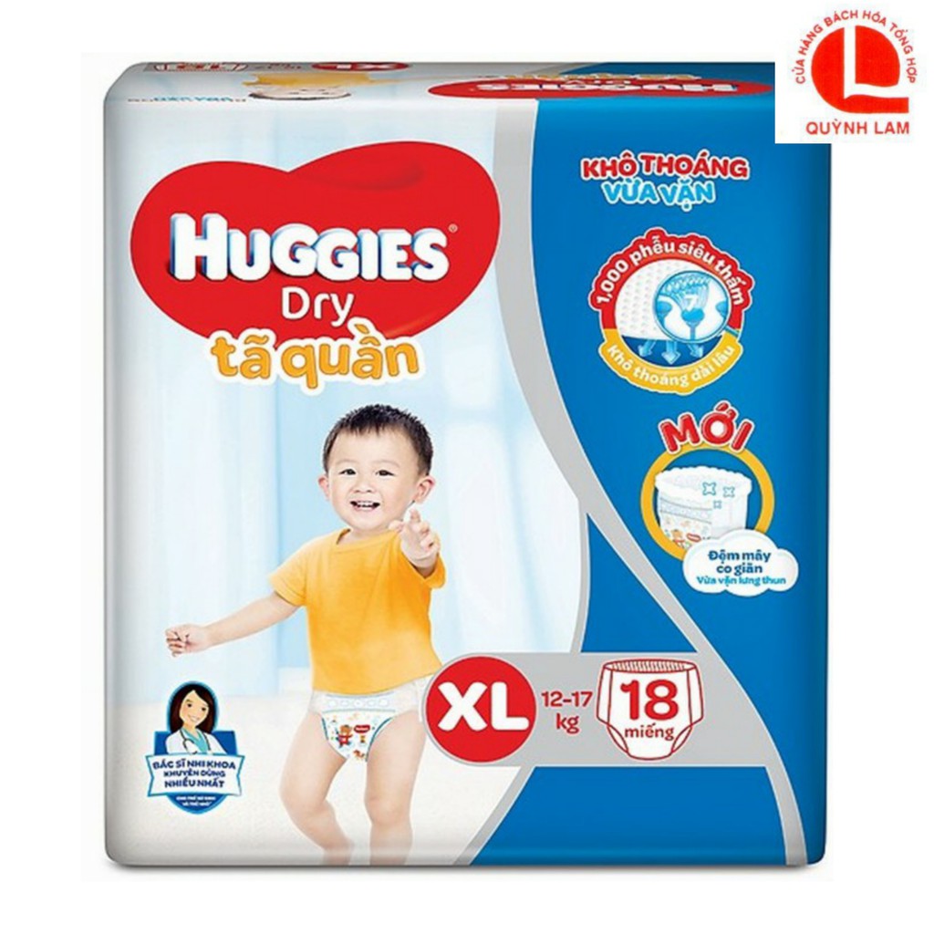 Tã Quần Huggies Size XL18,XL34,XL62