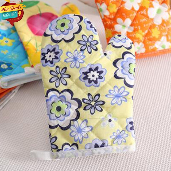 Găng Tay Cách Nhiệt Bằng Cotton Dùng Trong Nhà Bếp