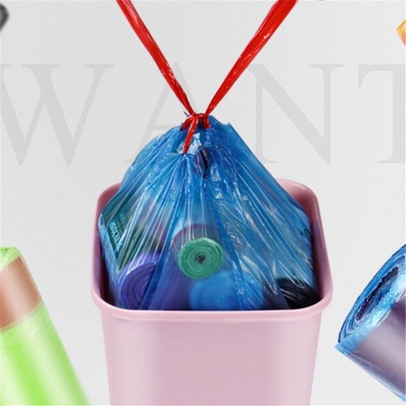 Túi Đựng Rác 2 Cuộn Bằng Nhựa Dày Dặn Có Thể Phân Hủy Sinh Học Màu Sắc Đa Dạng Cho Nhà Bếp Nhà Tắm