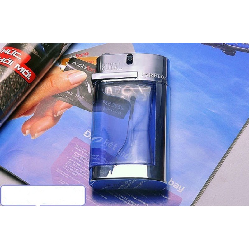 Nước Hoa Nam Royal Hộp Thiếc100ml xanh dương