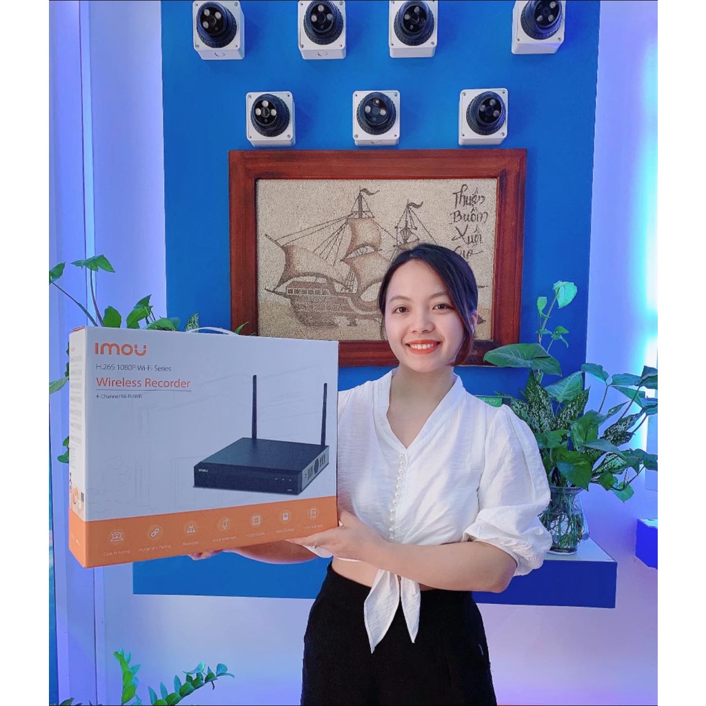 Đầu Ghi Hình Camera IP WIFI IMOU 4-8 Kênh NVR1104HS-W-S2 / NVR1108HS-W-S2 - Bảo Hành 2 Năm - VTS