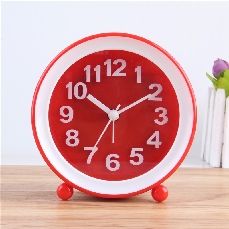 Đồng hồ để bàn nhiều màu hình quả táo cho bé