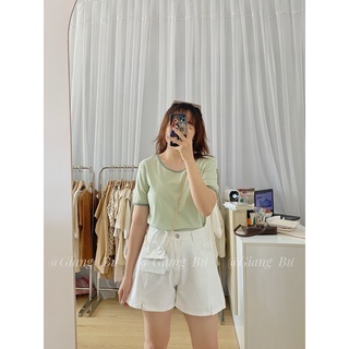 quần shorts jean xẻ