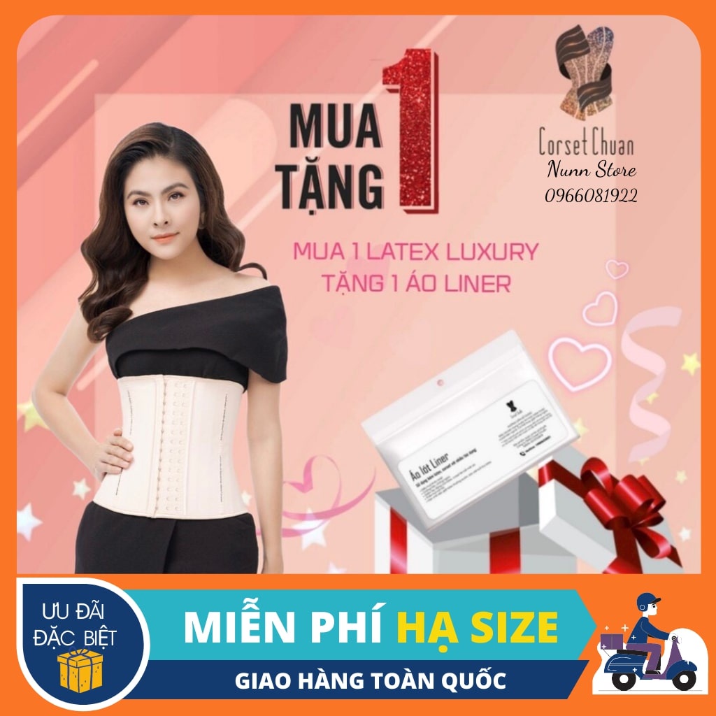 Đai nịt bụng Latex Chuẩn Chính hãng giảm mỡ bụng, định hình eo
