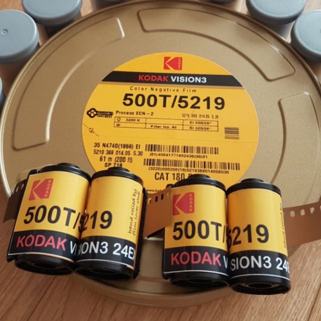 Film điện ảnh Kodak Vision 3 500T 36 kiểu