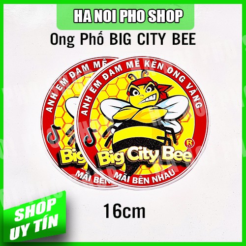 Cặp 02 Tem Ong Phố - BIG CITY BEE
