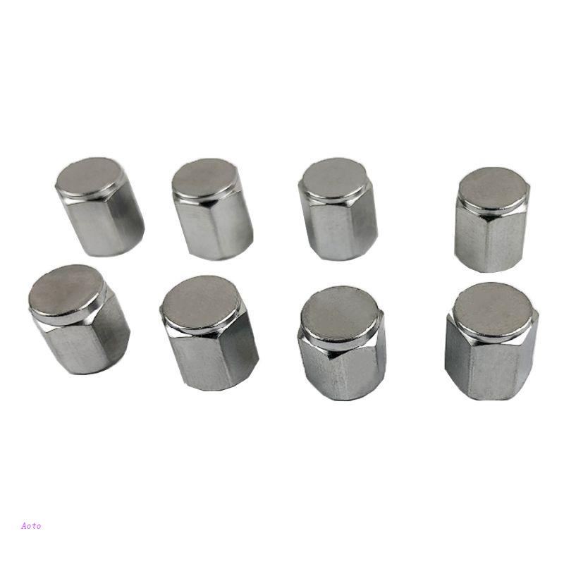 Bộ 8 Nắp Van Bánh Xe Hơi Thể Thao Bằng Hợp Kim