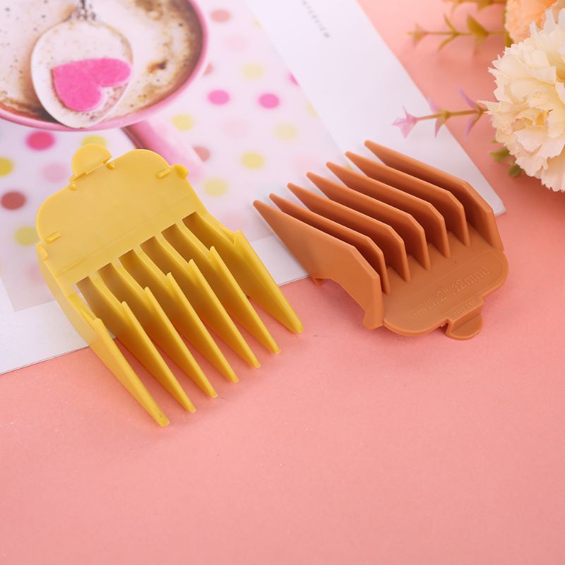 Youyo Bộ Lược Tông Đơ Cắt Tóc Nhiều Kích Cỡ Bằng Kim Loại Dài Khác Nhau