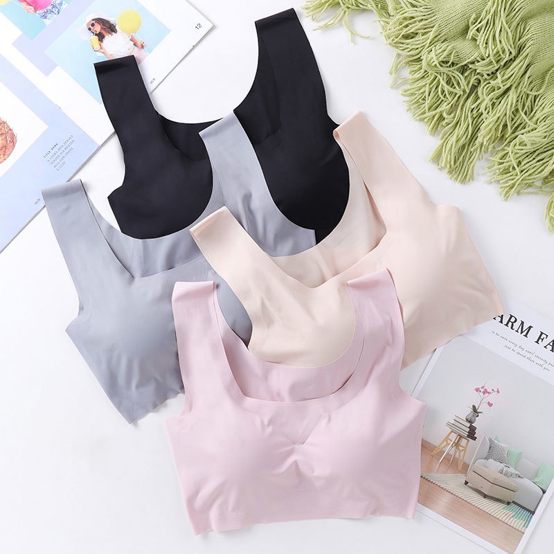 Áo Ngực Thể Thao Không Đường May Có Mút Nâng Ngực Dành Cho Nữ