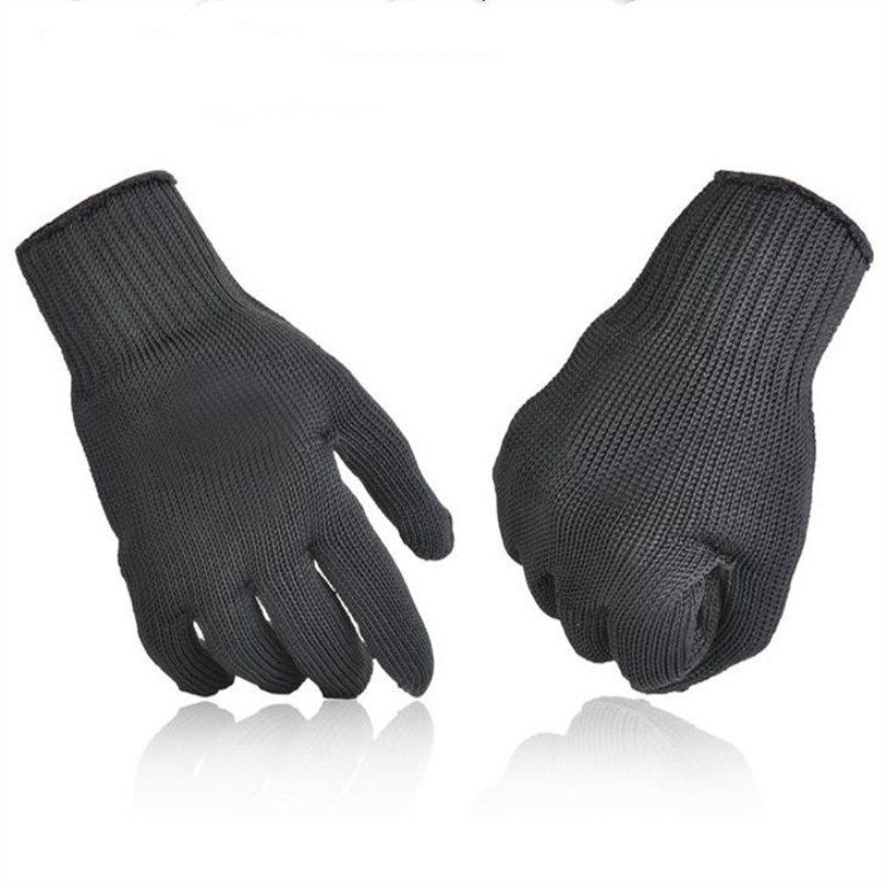 Đôi găng tay chống cắt, chống mài mòn - dệt thép không gỉ 17x23cm