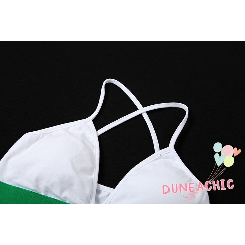 DUNEA Set Áo Tank Top + Quần Short Thể Thao Năng Động Cho Nữ
