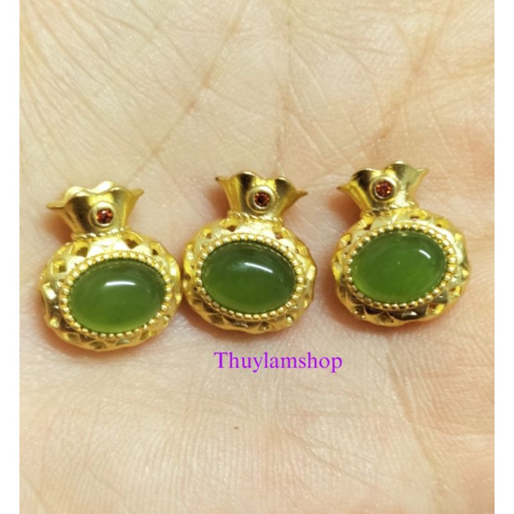 Charm túi tài lộc may mắnCharm Nepal nhà phật mic vòng cao cấp