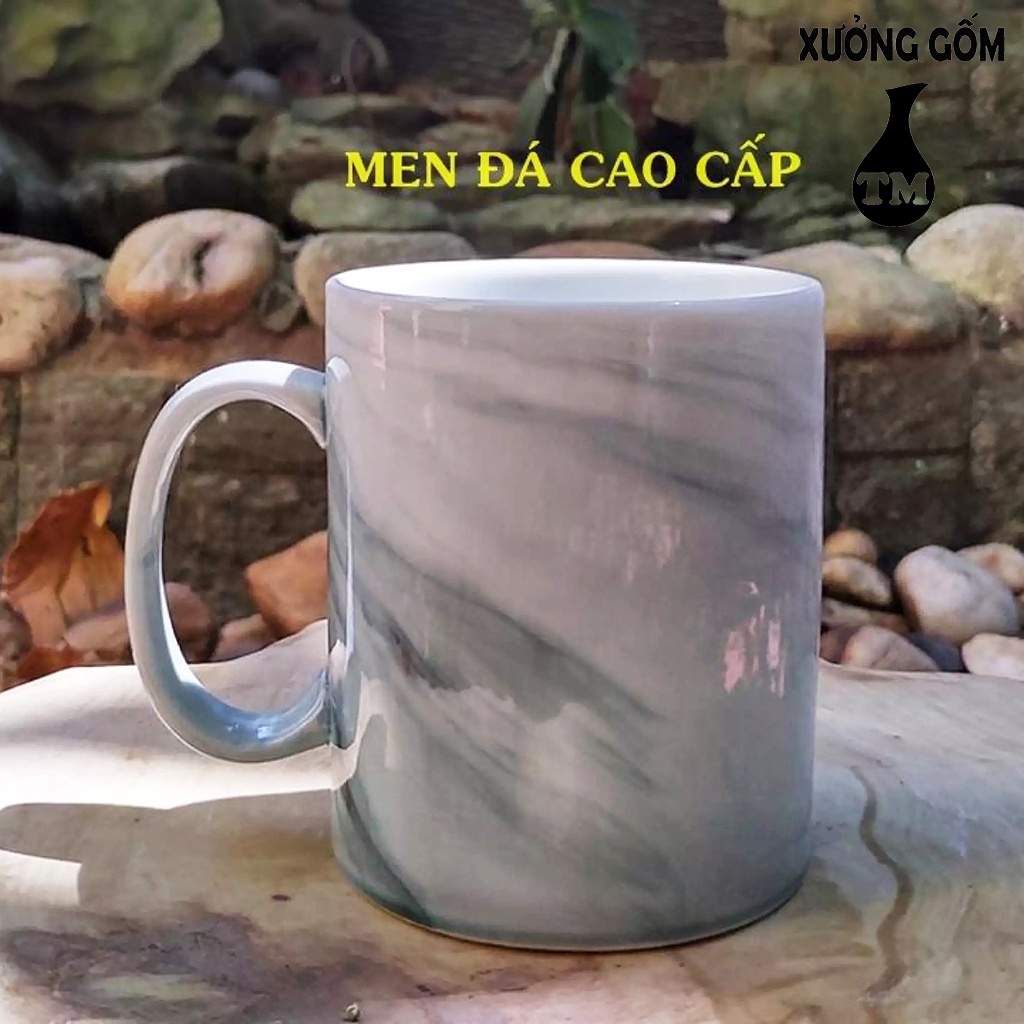Cốc Sứ Ly Uống Nước Men Đá Độc Đáo Xưởng Gốm TM Bát Tràng