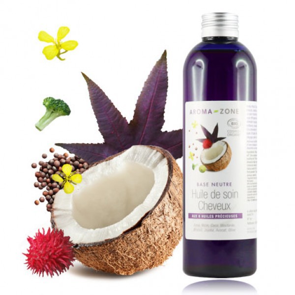 DẦU DƯỠNG TÓC HỮU CƠ HUILE DE SOIN CHEVEUX BIO AROMA ZONE