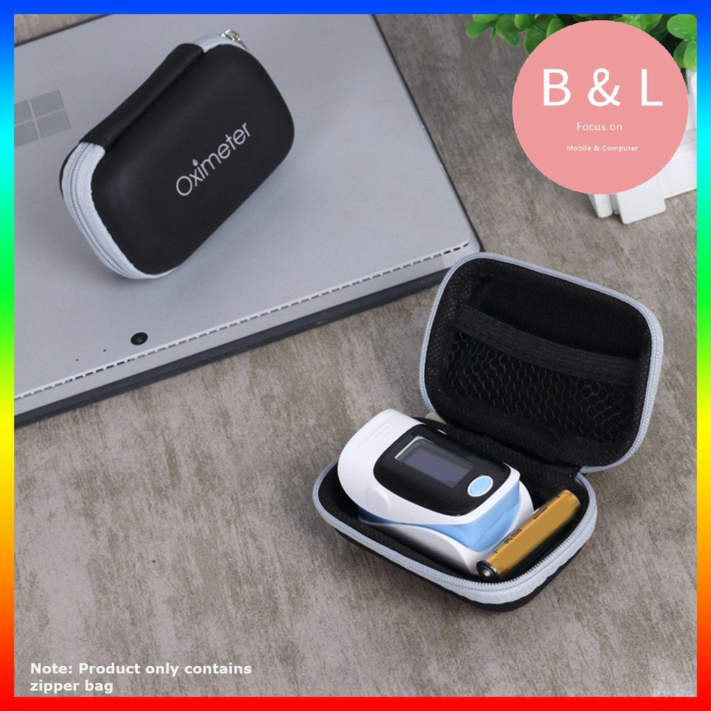 [BL]EVA Neutral Oximeter Zipper Bag Storage Bag Oximeter Storage Box Bag